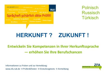 Poster Herkunftssprachen